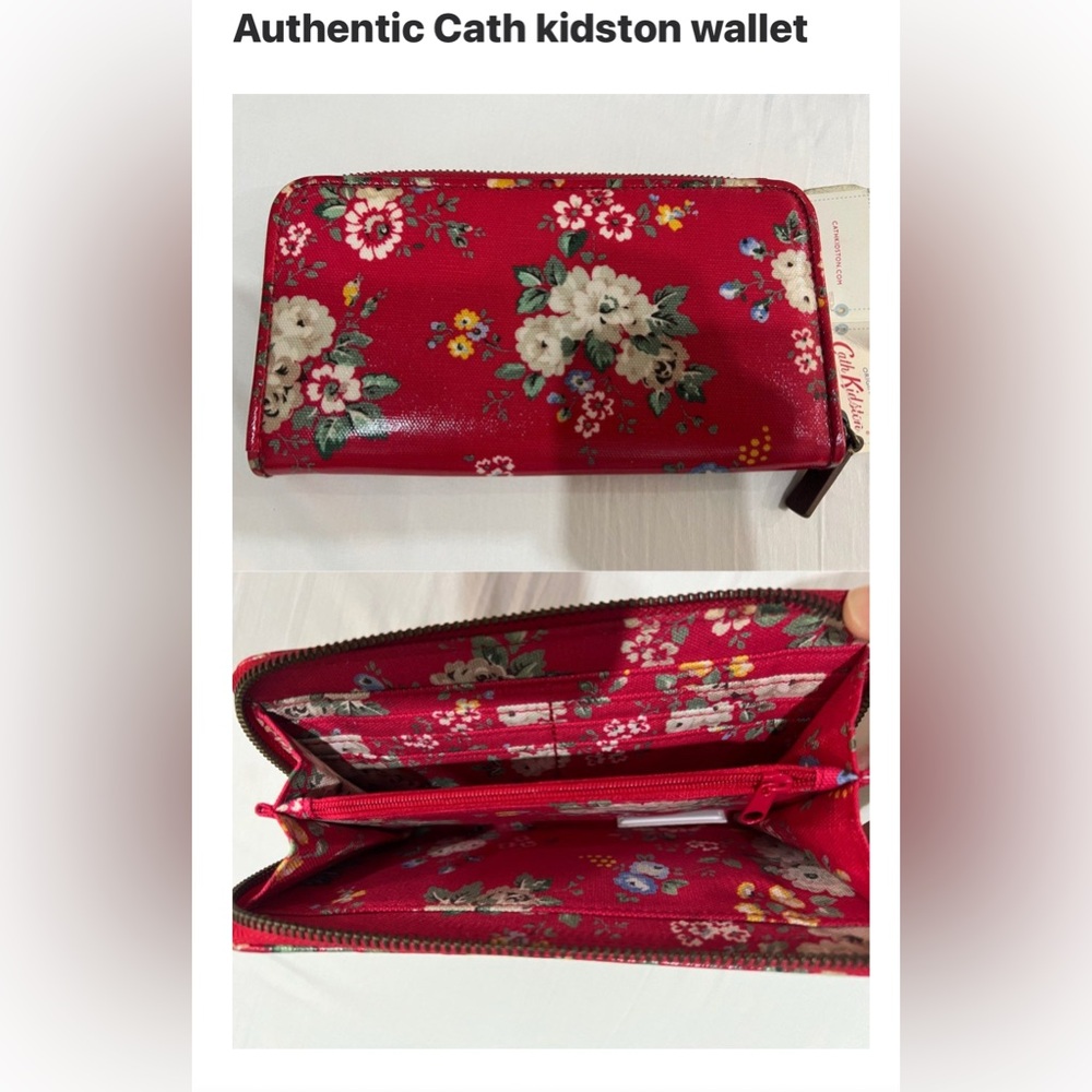 Cath Kidston Red Floral Women's Wallet